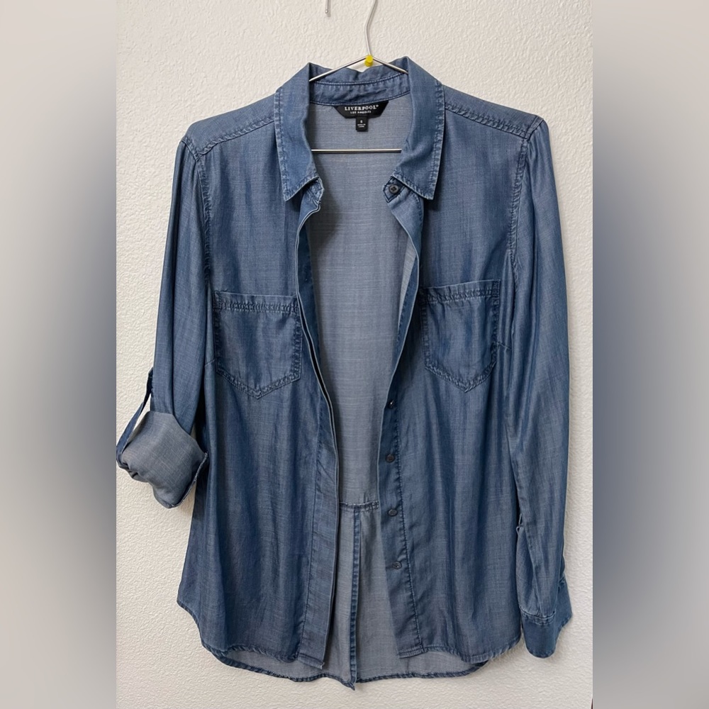 Liverpool Sandi Chambray Shirt